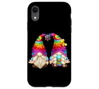 Cute Gnome In 70s Outfit Shows Peace Sign In Hippie Costume Custodia per iPhone XR