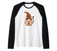 Cute GNOME in Tiger Costume for Women And Tiger Mom Maglia con Maniche Raglan