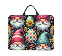 Cute-Gnomes-Easter-Eggs - Custodia per computer portatile da 14", con chiusura a cerniera