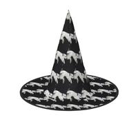 Cute Goat Baby With Mother Printing 2 Pack Halloween cappello morbido strega cappelli per carnevale mascherate tappi salvaspazio
