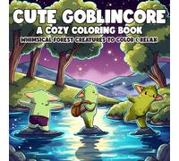 Cute Goblincore Coloring Book: Magical Cozy Coloring Pages featuring Little Fantasy Creatures, Whimsical Worlds, and Relaxing Forest Journeys for Creative Calm