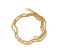 CUTE GOLD Collana tradizionale Muruku Thali Saradu placcata in oro, da un grammo, per donne e ragazze (CH-1181)