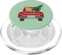 Cute Golden Retriever Christmas Car Puppy Dog Pet PopSockets PopGrip per MagSafe
