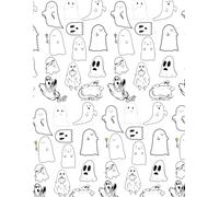 Cute Goofy Ghost Notebook