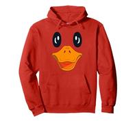 Cute Goose Duck Face Halloween Matching Group Funny Costume Felpa con Cappuccio
