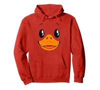 Cute Goose Duck Face Halloween Matching Group Party Kids Boy Felpa con Cappuccio