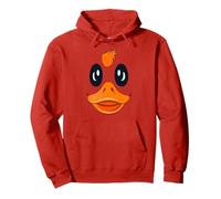Cute Goose Duck Face Halloween Matching Group Party Kids Boy Felpa con Cappuccio
