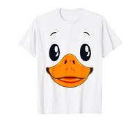 Cute Goose Duck Face Halloween Matching Group Party Kids Boy Maglietta