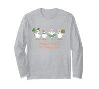 Cute Goose Kids St. Patrick's Day Shenanigans Maglia a Manica