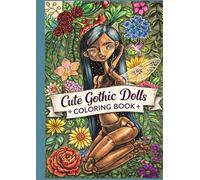 Cute Gothic Dolls: Coloring Book