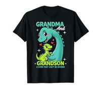 Cute Grandma Grandson Dinosaur A Bond That Can't Be Broken Maglietta