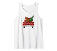 Cute Grizzly Bear Christmas Tree Car Bears Wildlife Mountain Canotta