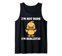 Cute Grumpy Duck Animal Funny Defiance Not Rude Canotta