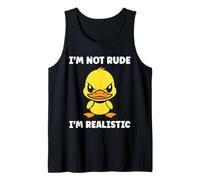 Cute Grumpy Duck Animal Funny Defiance Not Rude Canotta