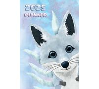 Cute Gumiho Fox 2025 Planner Weekly and Monthly: Minimalist Calendar Organizers, goal, to do list