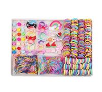 Cute Hair Accessories - Ponytail Holders Set, Colorful Elastic Bands | Fashion Hair Styling Tools, Soft Durable Stretch Comfort Grip No Damage Hairs Ties | Multicolor Hairs Ties For Women, Party