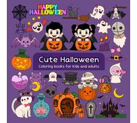 Cute Halloween: Adorable Halloween Coloring Book