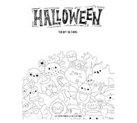 Cute Halloween Coloring Book for Kids: Kawaii Spooky Fun!