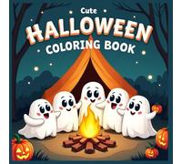Cute Halloween coloring book for toddlers: Monster, Ghost, and Pumpkin Coloring Book for Children