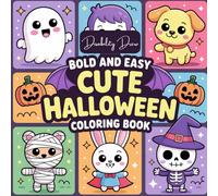 Cute Halloween Colouring Book: Colouring Book for Adults & Teens, Creepy Creatures, Spooky Colouring, Disability Drew, Moments for Relaxation, Stress Relief, Mindfulness & Creative Fun