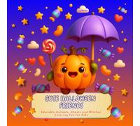 Cute Halloween Friends: Adorable Animals, Ghosts and Witches Coloring Fun for Kids