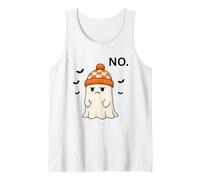 Cute Halloween Ghost Saying No Funny Halloween, Fall Canotta