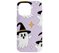 Cute Halloween Ghost Witch Hat Pastel Purple Look Custodia per iPhone 14 Pro Max