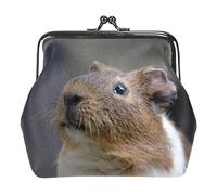 Cute Hamster Animal Little Coin Purse Vintage Pouch Buckle Clutch Bag Kiss-Lock Change Purse Chiusura con chiusura Portafogli per donna Ragazza