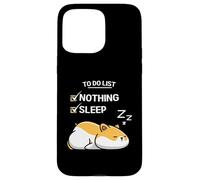 Cute Hamster To Do List Nothing Stanco criceto addormentato Custodia per iPhone 15 Pro Max