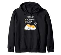 Cute Hamster To Do List Nothing Stanco criceto addormentato Felpa con Cappuccio