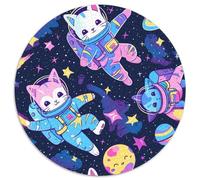 Cute Happy Kittens 1000 Tessere Animation Puzzle Adulti Intrattenimento Creativo Festa Aziendale Regalo Per Adulti E Bambini Da 14 Anni E Più 1000pcs (67.5x67.5cm)