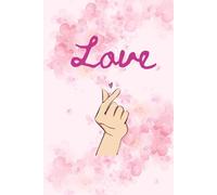 Cute Heart design Notebook: "6 x 9 Inch Journal with 103 Lined Pages for Daily Journaling, writing, Drawing, Notes, Diaries, Doodles and Creative Expression"