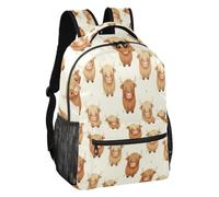 Cute Highland Cow Baby Soft Lining Daypack S, Carino Highland Cow Baby, Medium, Zaino