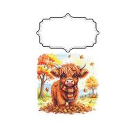 Cute Highland Cow Drawing Notebook: Cozy Autumn Animal Art Journal for Sketching, Doodling, and Creativity: Large 8.5 x 11 Inch Sketchbook - 100 Pages ... Gift for Animal Lovers, Artists, and Teens