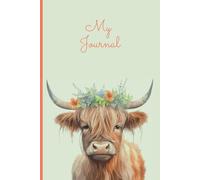 Cute Highland Cow Notebook. A5/6"x9"/ 150 Lined Pages/Paperback. Journals and Notebooks for Her. Highland Cow Gifts. School Notebooks.