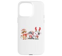 Cute Highland Cows Christmas Holiday Country Heifer Farm Custodia per iPhone 15 Pro Max