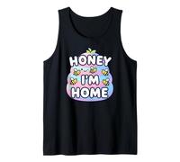 Cute Honey I'm Home Beehive Pun Canotta