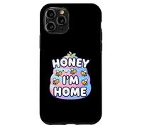 Cute Honey I'm Home Beehive Pun Custodia per iPhone 11 Pro