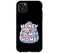 Cute Honey I'm Home Beehive Pun Custodia per iPhone 11 Pro Max