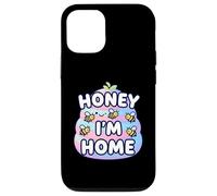 Cute Honey I'm Home Beehive Pun Custodia per iPhone 12/12 Pro