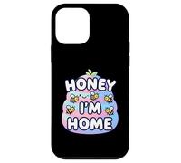 Cute Honey I'm Home Beehive Pun Custodia per iPhone 12 mini