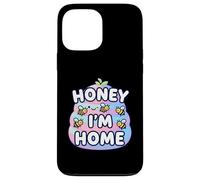 Cute Honey I'm Home Beehive Pun Custodia per iPhone 13 Pro Max