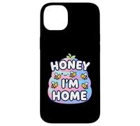 Cute Honey I'm Home Beehive Pun Custodia per iPhone 14 Plus