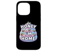 Cute Honey I'm Home Beehive Pun Custodia per iPhone 14 Pro Max