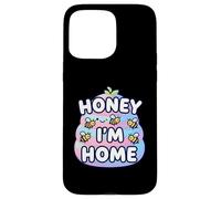Cute Honey I'm Home Beehive Pun Custodia per iPhone 15 Pro Max