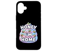 Cute Honey I'm Home Beehive Pun Custodia per iPhone 16 Plus