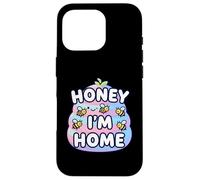 Cute Honey I'm Home Beehive Pun Custodia per iPhone 16 Pro