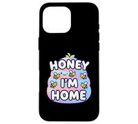 Cute Honey I'm Home Beehive Pun Custodia per iPhone 16 Pro Max
