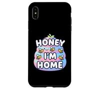 Cute Honey I'm Home Beehive Pun Custodia per iPhone XS Max