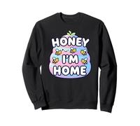 Cute Honey I'm Home Beehive Pun Felpa